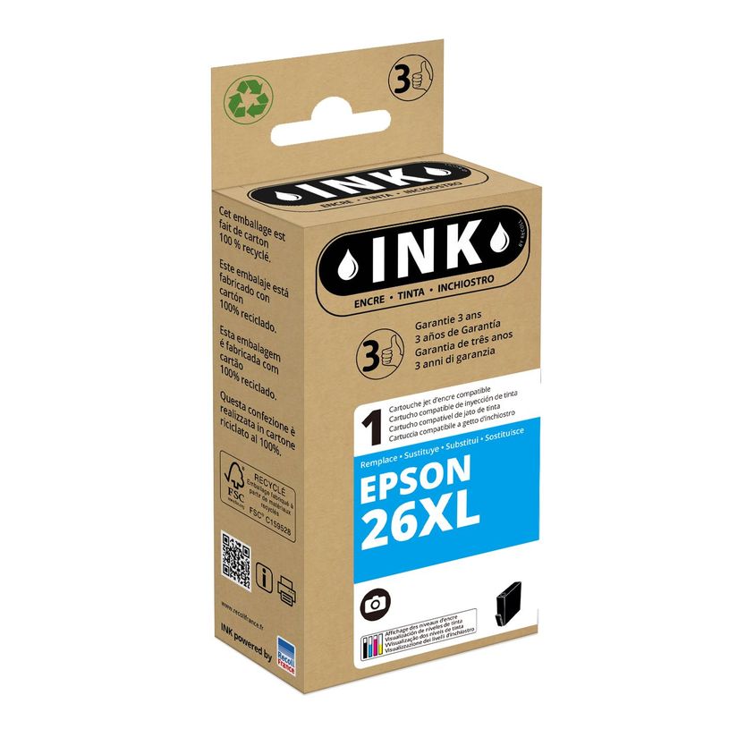 8720282009752-Cartouche compatible Epson 26XL Ours polaire - noir photo - Ink-P_79434405_1-0