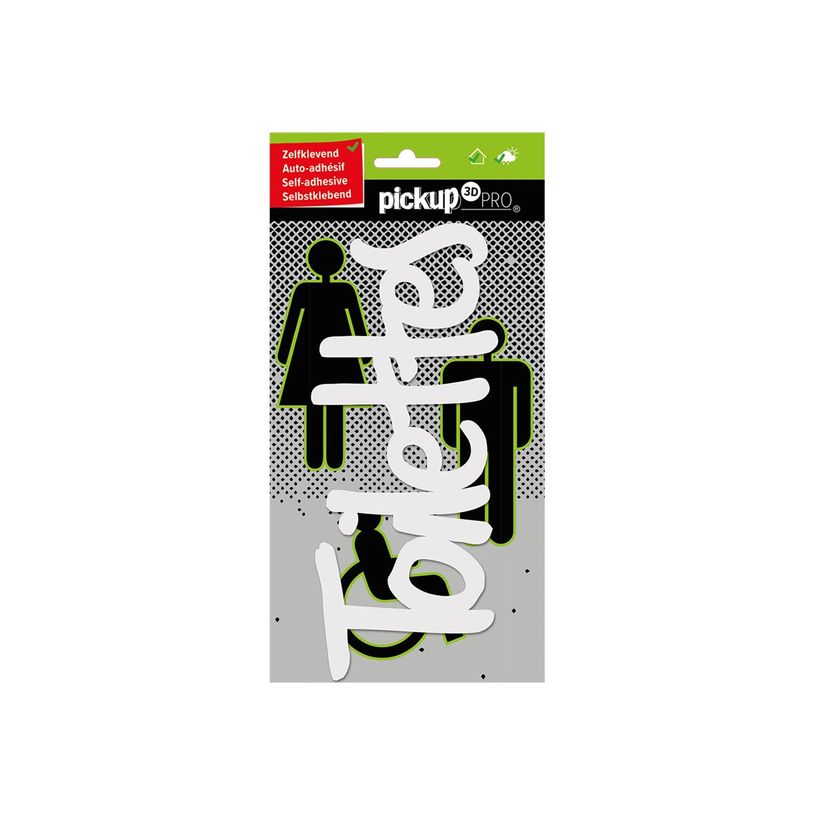 8711234005496-Pickup - Plaque de porte 3D Pro - Toilettes - blanc-P_79435423_1-0
