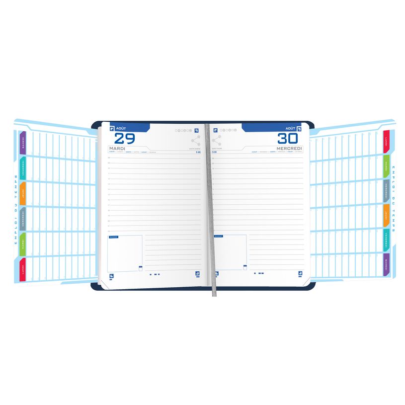 3147280129544-Agenda Oxford Active Casebound - 1 jour par page - 12 x 18 cm - différents modèles dispo-P_79435671_12-7