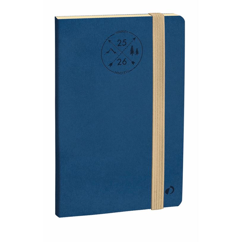 3371010425983-Agenda à élastique Everest Horizontal 16 mois - 1 semaine sur 2 pages - 10 x 15 cm - bleu-P_79436084_1-0