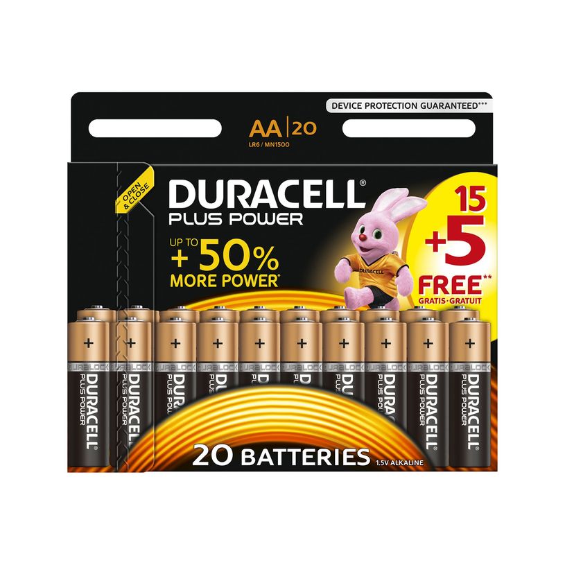 5000394120655-DURACELL Plus MN1500 - 20 piles alcalines - AA LR06-P_79437740_2-1