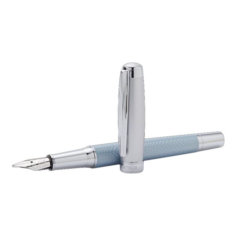 3108722400973-Oberthur Fjord - Stylo plume bleu-P_79438724_1-0