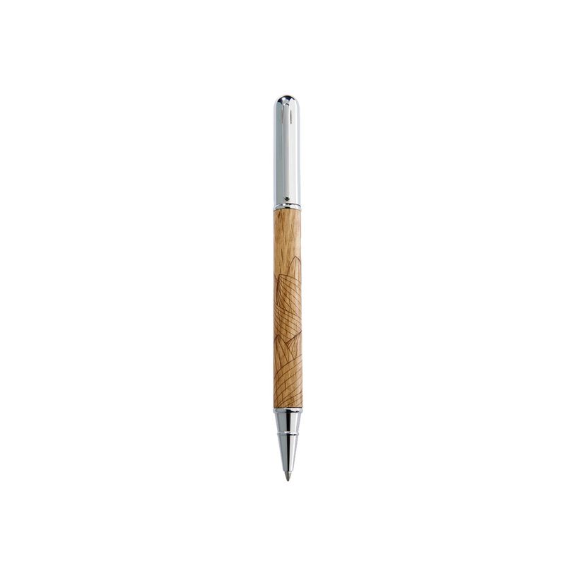 3108722411542-Oberthur Canopée - Stylo à bille chêne-P_79438743_1-0