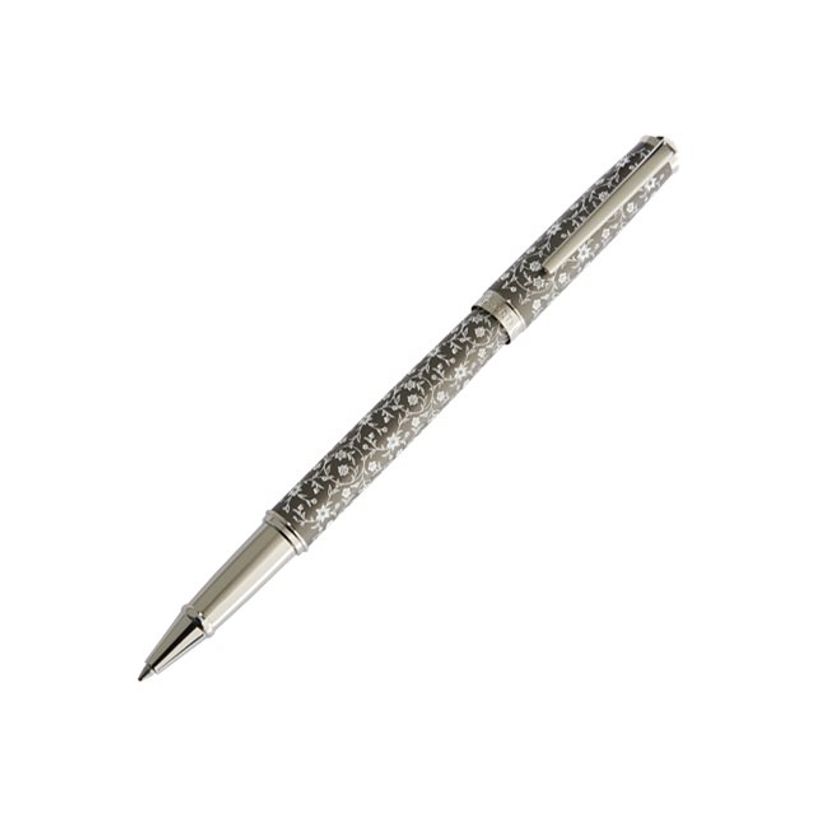 3108722412693-Oberthur Byzance - Stylo à bille gris mat / blanc-P_79438746_2-1