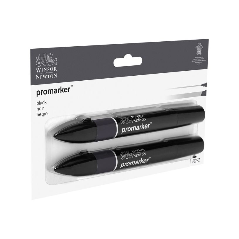 884955070727-ProMarker - Pack de 2 marqueurs double pointe - noir-P_79440720_3-2