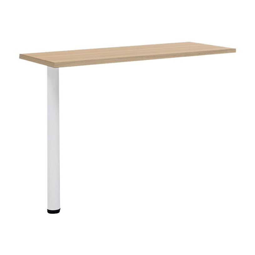3483600857927-Retour direct pour bureau YES ! - Pied ajustable blanc - Chêne-P_79440924_1-0