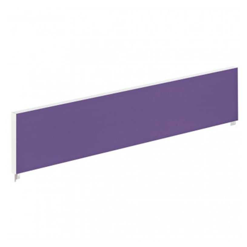 3660141254785-Ecran de séparation cadre aluminium H33 x L160 cm - cadre aluminium blanc - toile violet-P_79441033_1-0