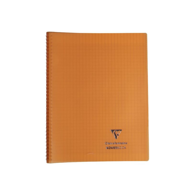 3037923864010-Clairefontaine Koverbook - Cahier polypro spiralé 24 x 32 cm - 160 pages - grands carreaux (Seyes) - disponib-P_79441088_5-4