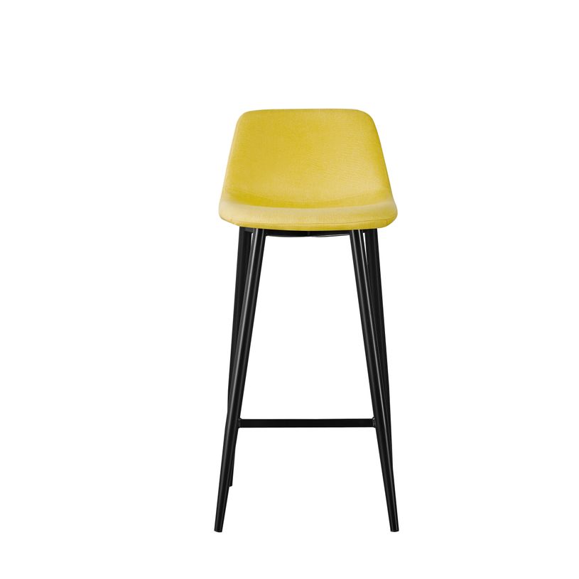 3660141233063-Lot de 2 tabourets MUST - pied noir - assise safran-P_79441255_1-0