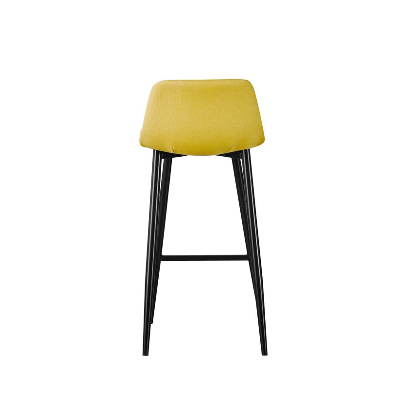 3660141233063-Lot de 2 tabourets MUST - pied noir - assise safran-P_79441255_4-3