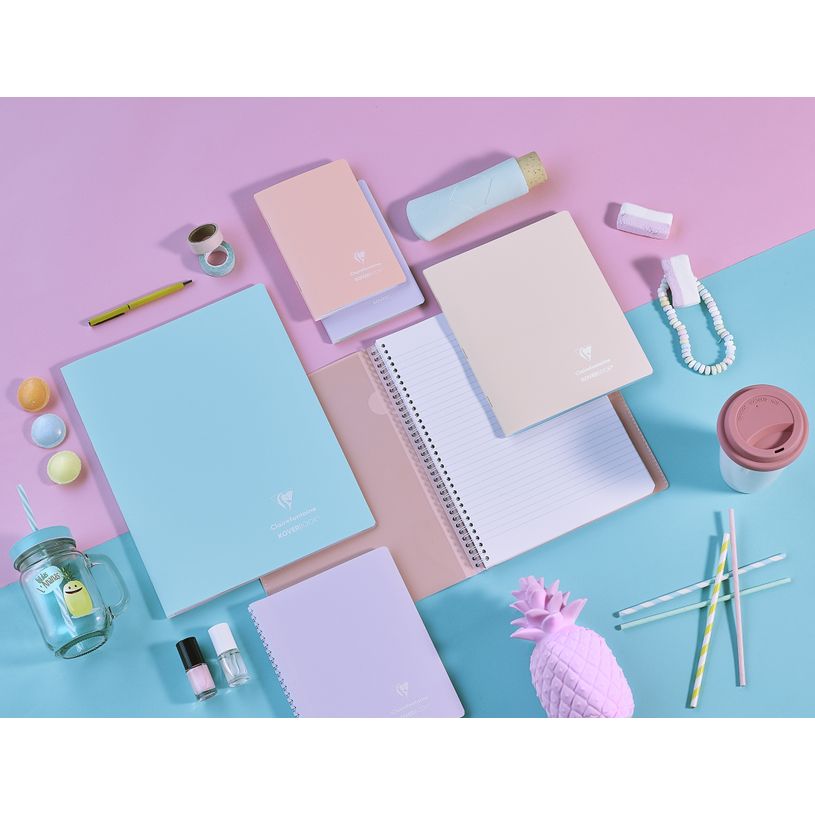3037923766819-Clairefontaine Koverbook - Cahier polypro A4 (21x29,7 cm) - 160 pages - petits carreaux (5x5 mm) - disponible dans-P_79443879_10-9
