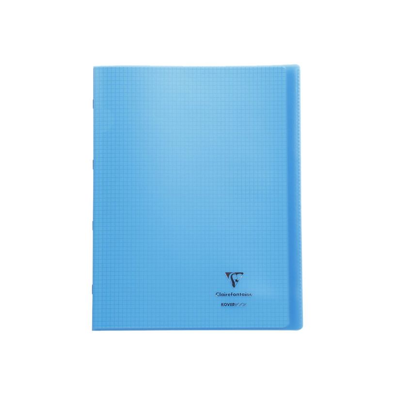 3037929846027-Clairefontaine Koverbook - Cahier polypro 24 x 32 cm - 48 pages - petits carreaux (5x5 mm) -P_79443885_1-0
