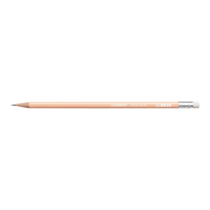 4006381553575-STABILO - Crayon à papier - HB - pêche pastel - embout gomme-P_79443924_1-0