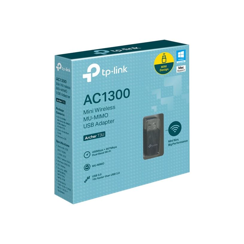6935364083830-TP-Link Archer T3U - Mini adaptateur WiFi AC1300 MU - MIMO USB - clé wifi-P_79444117_2-1