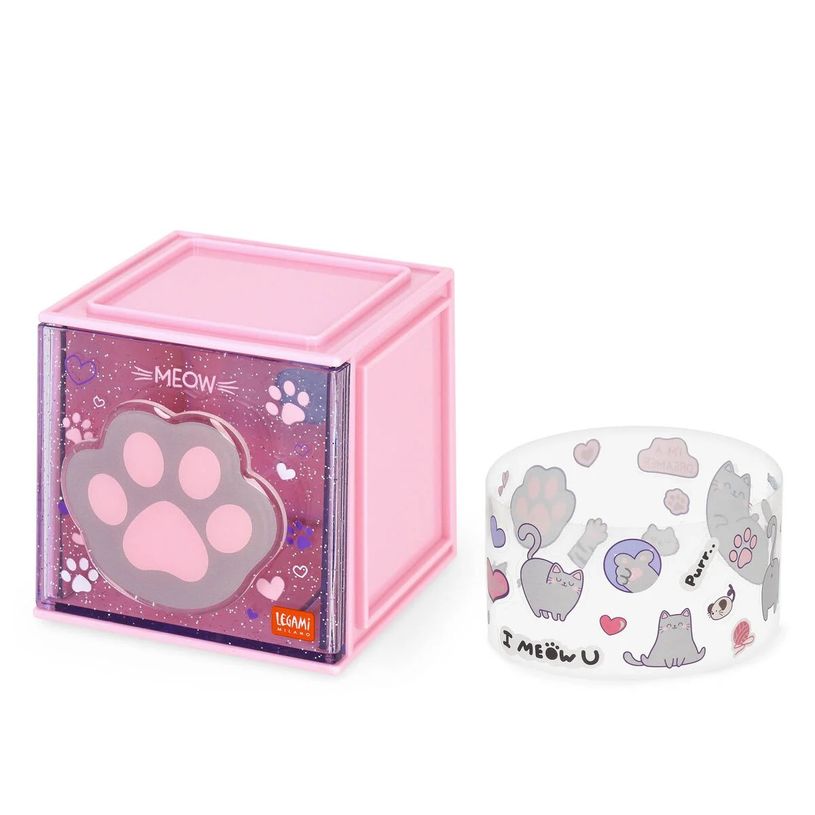 8052694030315-Boîte de rangement de bureau empilable Kitty--0