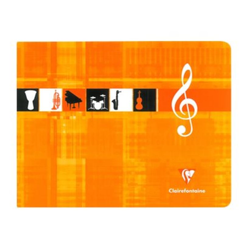 3329680375404-Clairefontaine - Cahier de musique 17 x 22 cm - format à l'italienne - 48 pages-P_999991604_1-0
