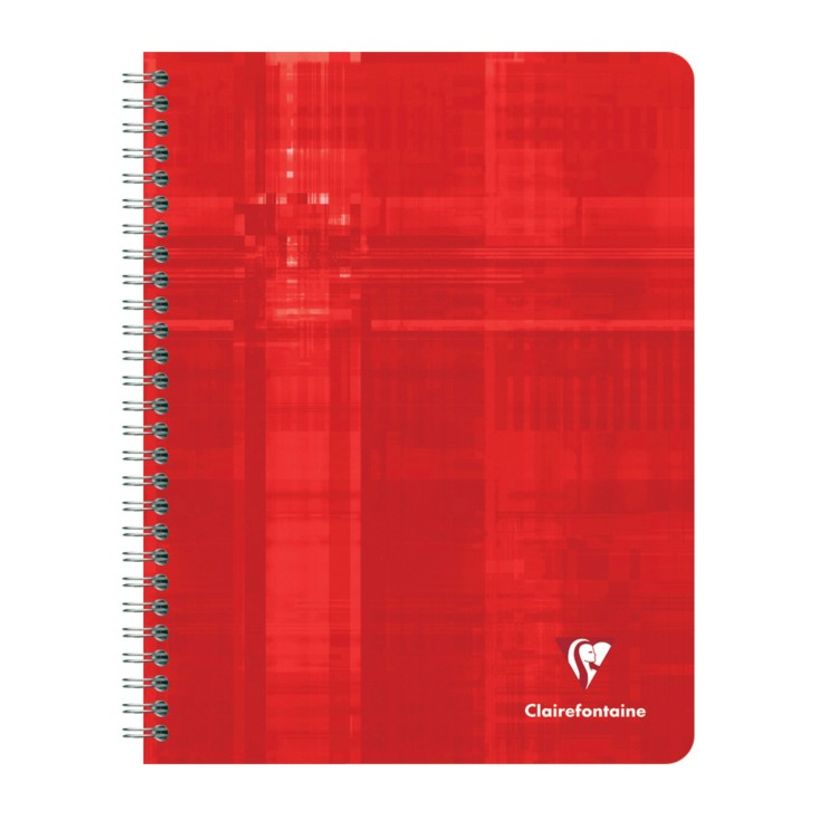 3329680687613-Clairefontaine - Cahier à spirale 17 x22 cm - 180 pages - grands carreaux (Seyes) - disponi-P_999991640_2-1