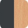 Anthracite/hêtre