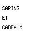 sapins et cadeaux